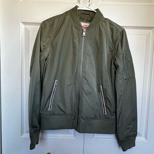 Levi's Women’s Melanie Newport Bomber Jacket | Army Green | Size L | Like New